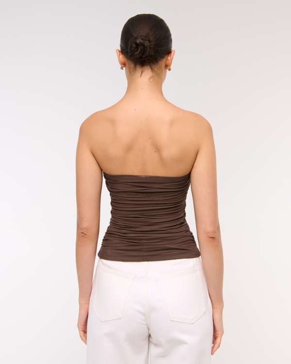 Bra-Free Mesh Hardware Tube Top