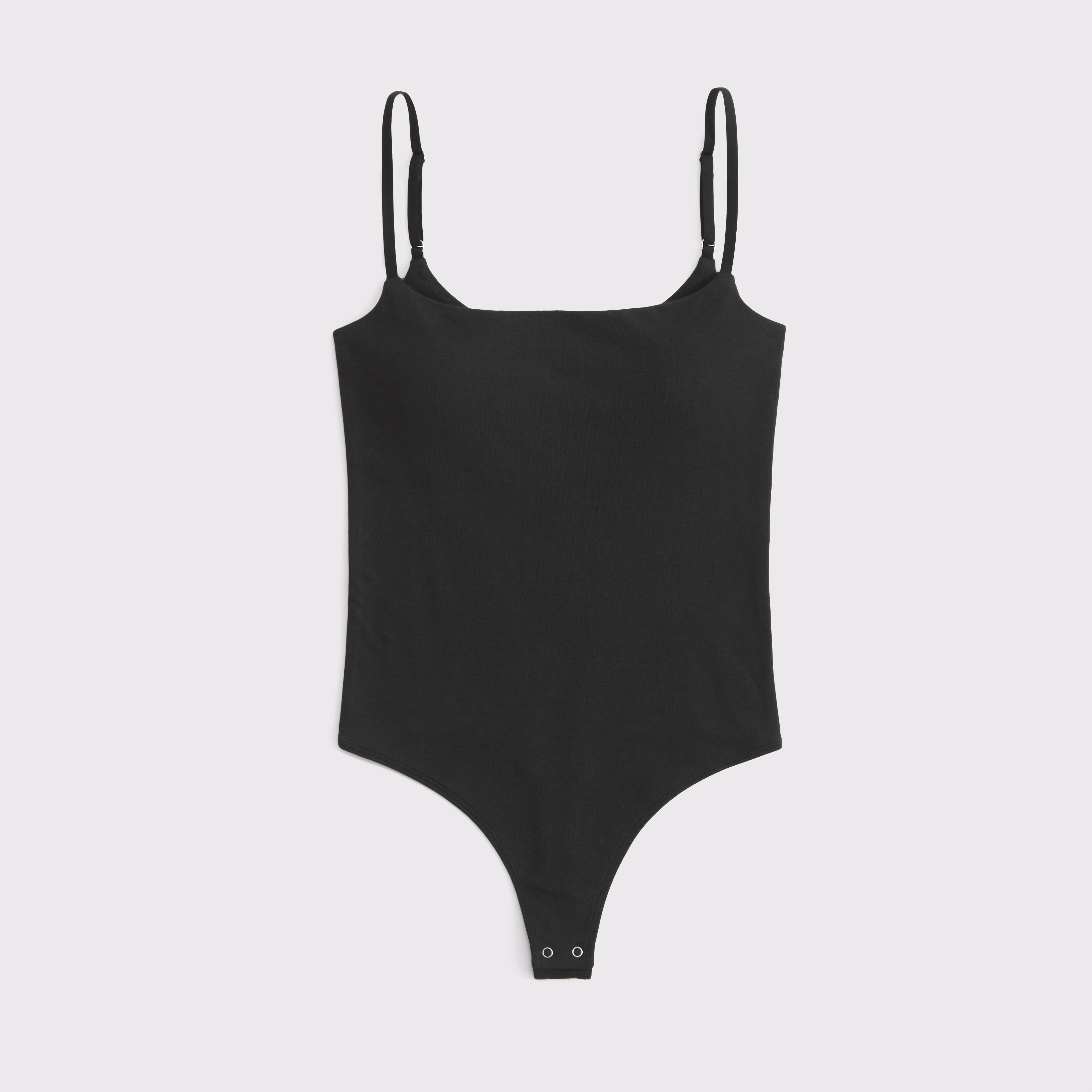 Abercrombie & Fitch Bra-free 90s Cami Bodysuit In Black