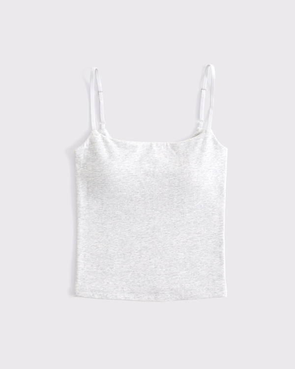 Bra-Free 90s Cami, Light Gray view 1