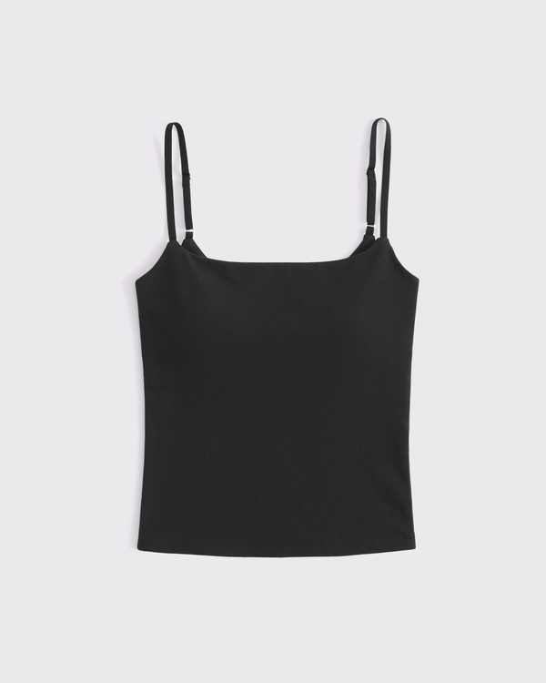 Bra-Free 90s Cami, Black view 1