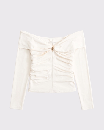 Off-The-Shoulder Hardware Top