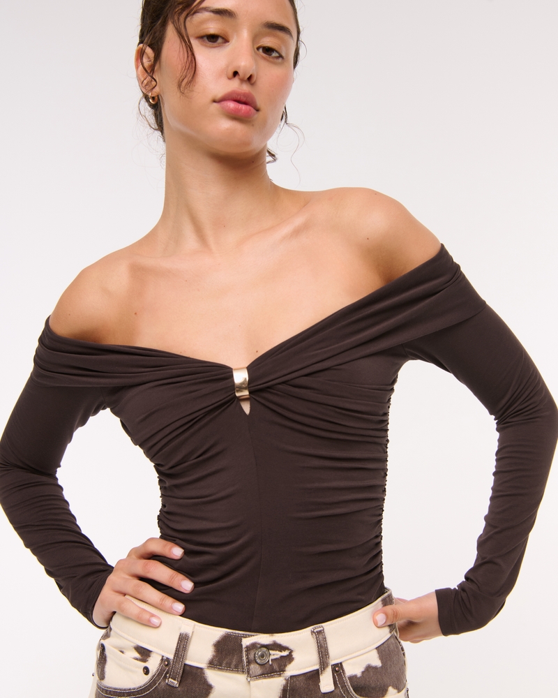 Off-The-Shoulder Hardware Top