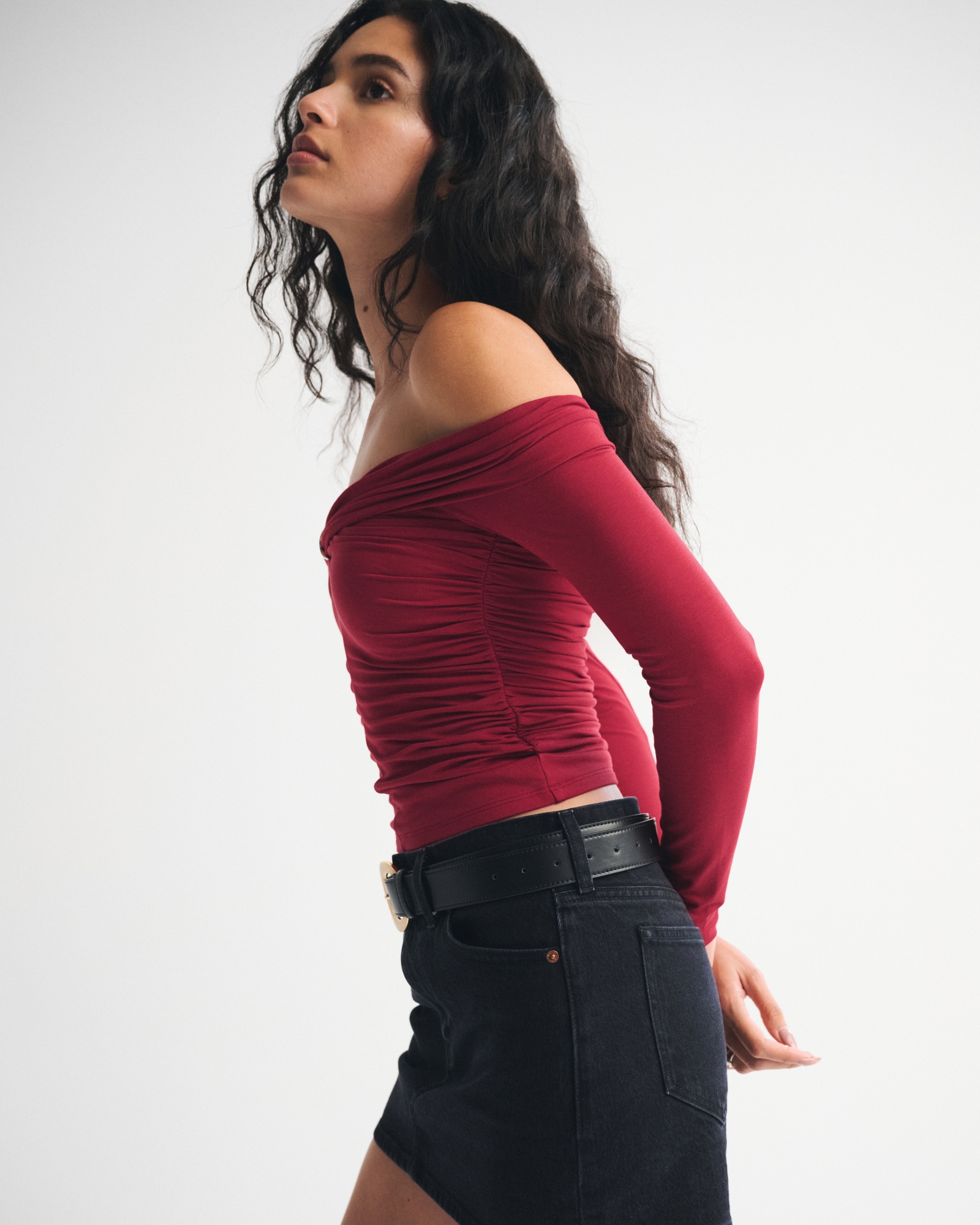 Off-The-Shoulder Hardware Top