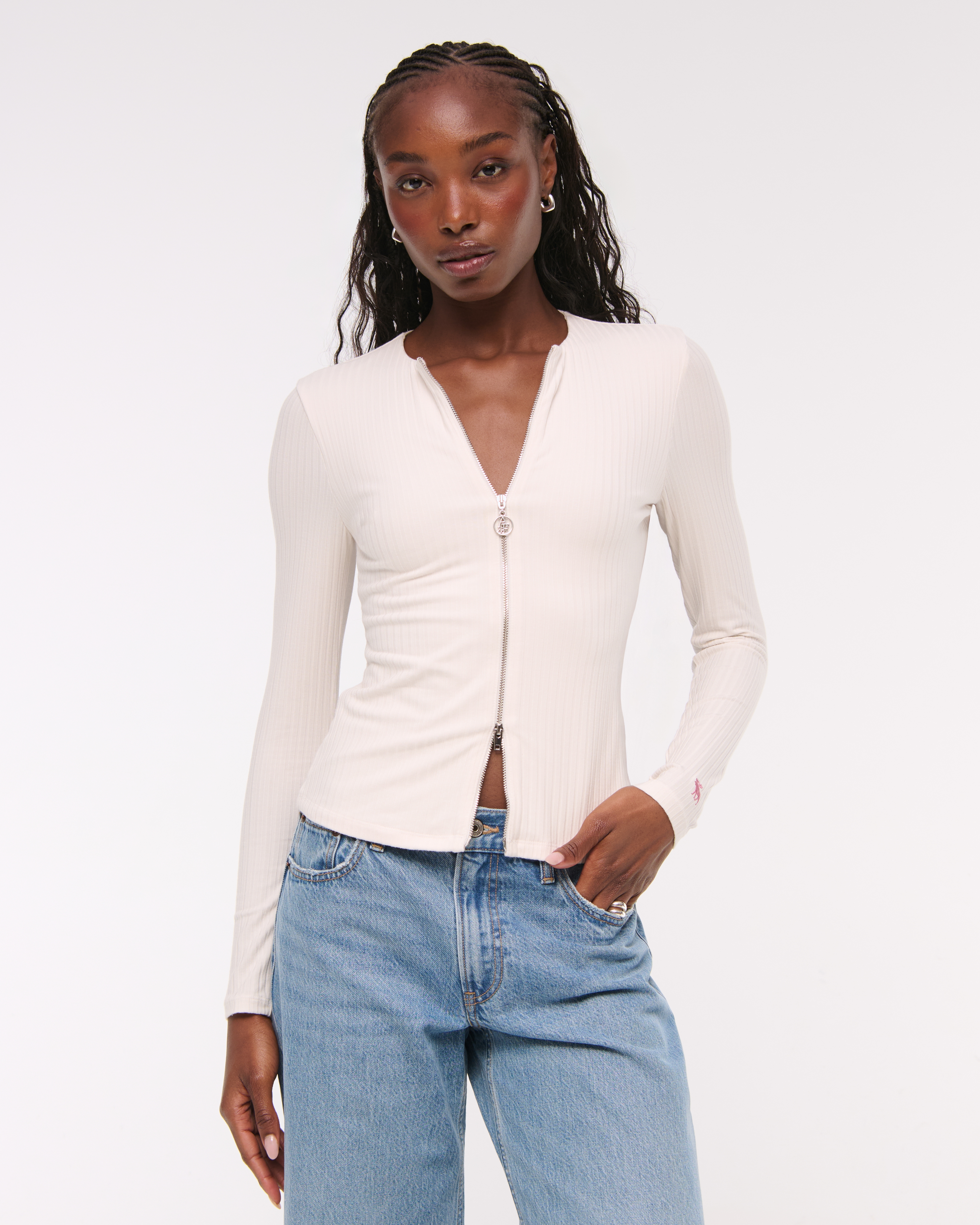 ウィメンズ Wide Rib Full-Zip Top | ウィメンズ トップス