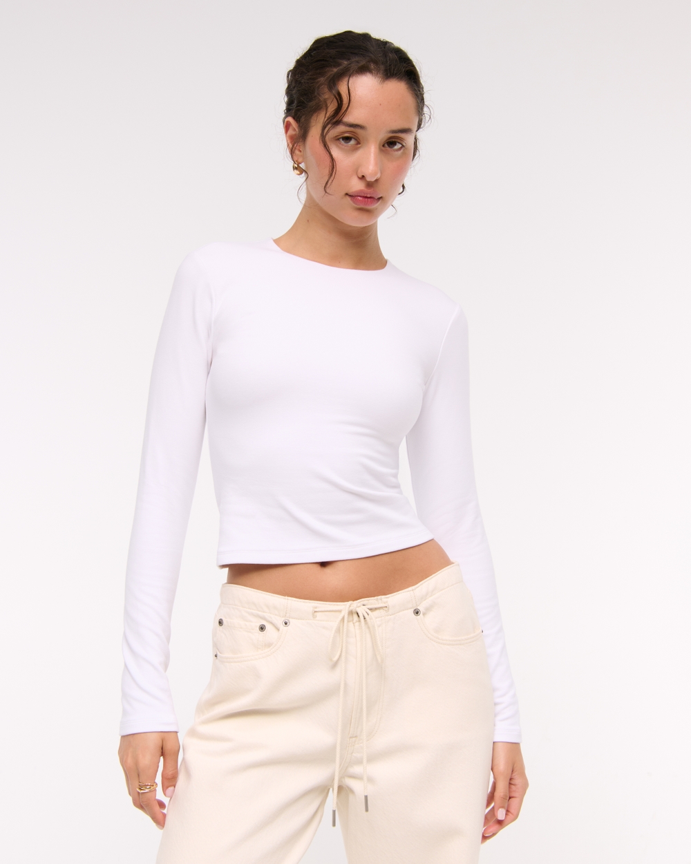 Double-Lined Long-Sleeve Baby Tee