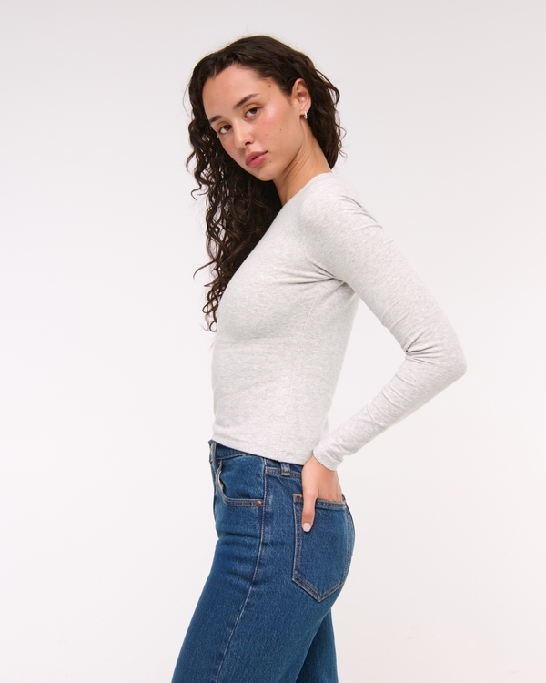 Double-Lined Long-Sleeve Baby Tee