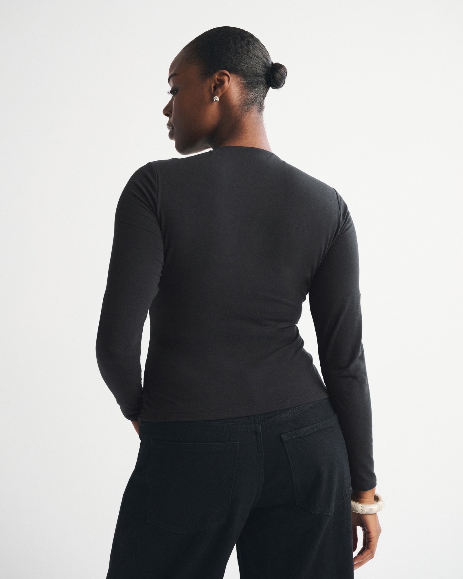 Double-Lined Long-Sleeve Baby Tee