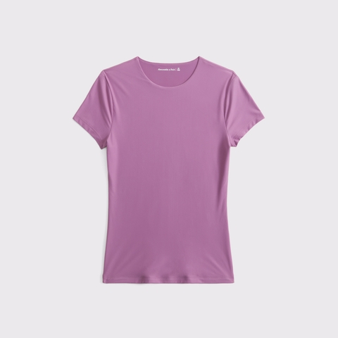 Женские футболки Abercrombie & Fitch Soft Matte Seamless Tuckable Baby Tee