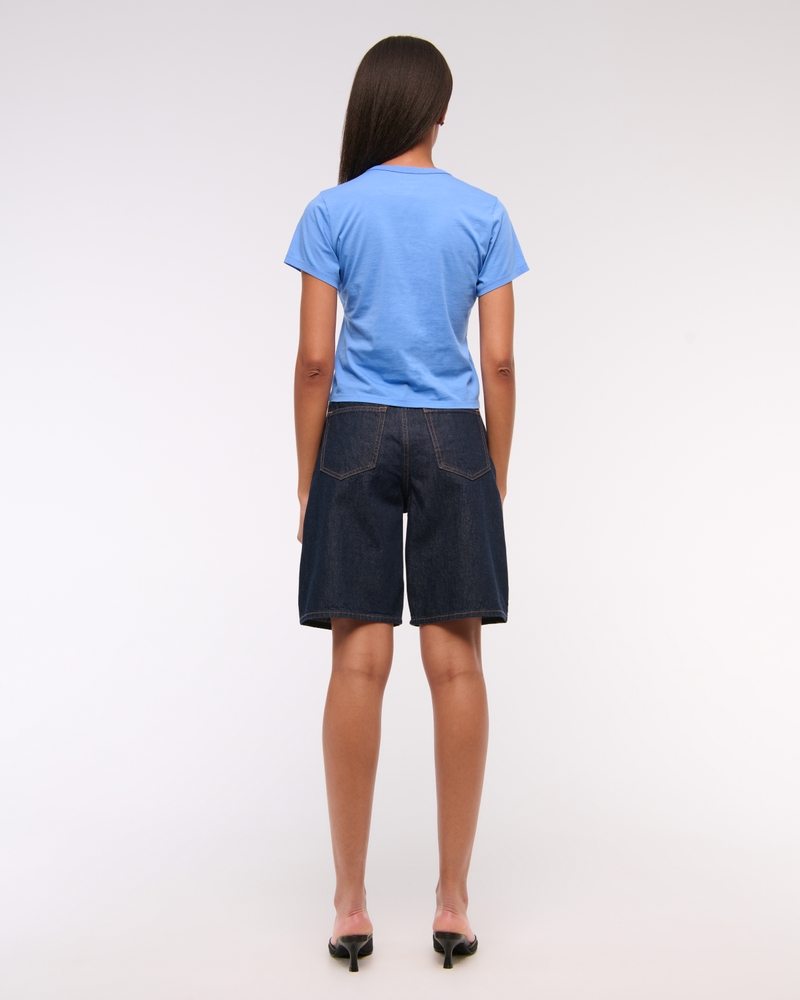 Essential Polished Body-Skimming Tee