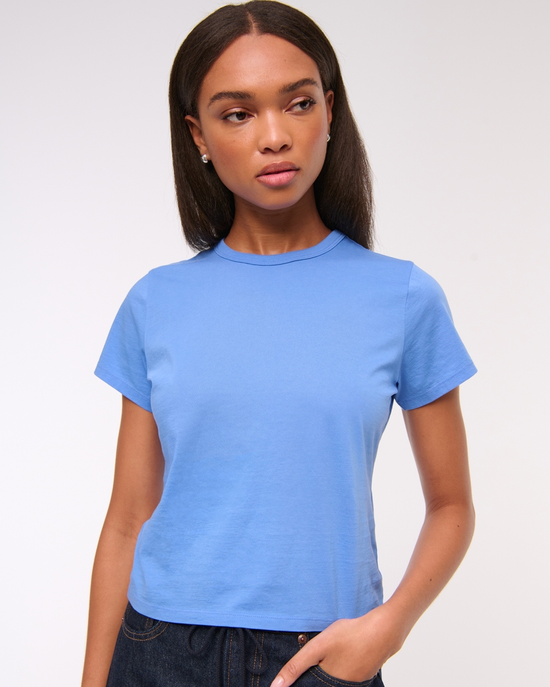 Essential Polished Body-Skimming Tee