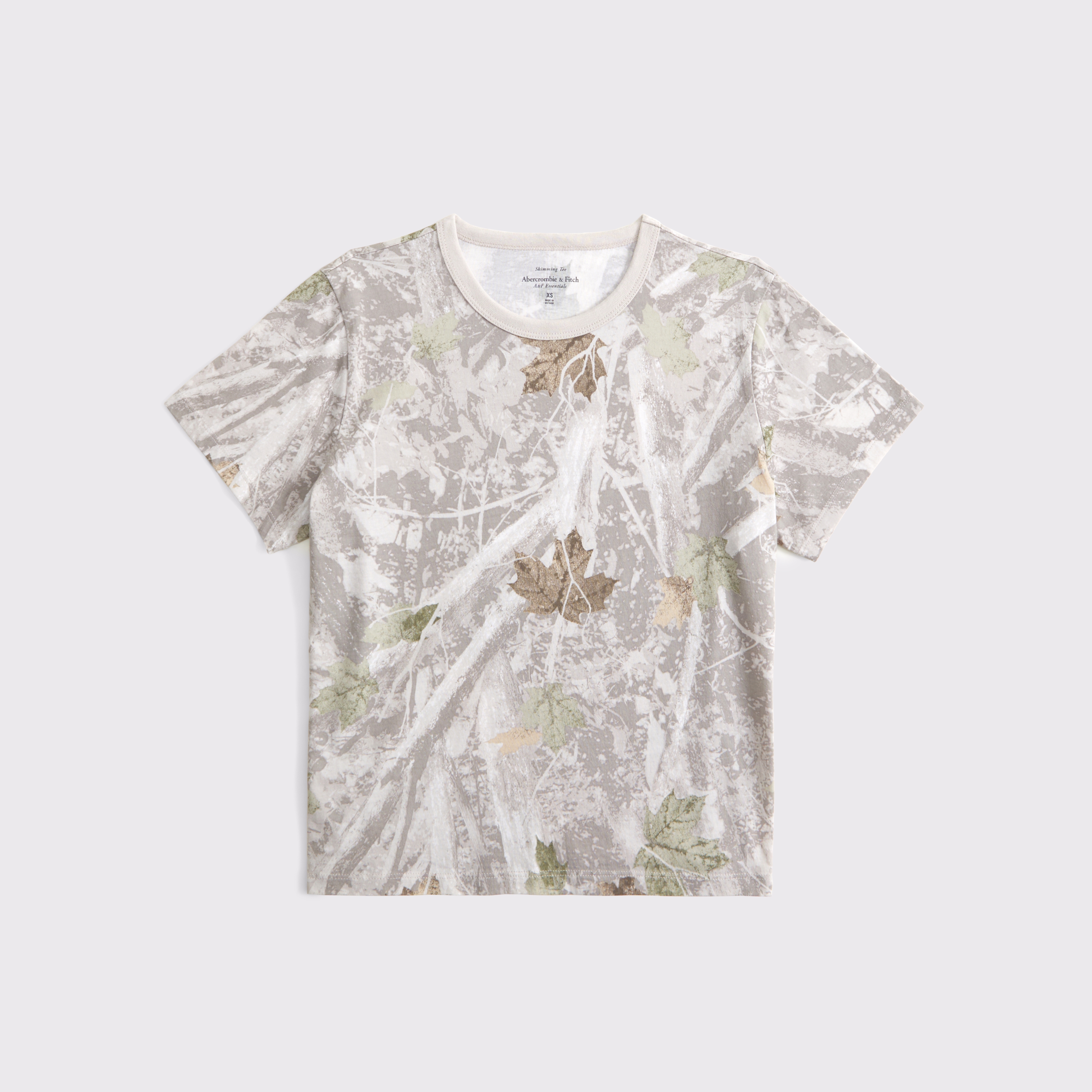 Abercrombie & Fitch Essential Polished Body-skimming Tee In Multi