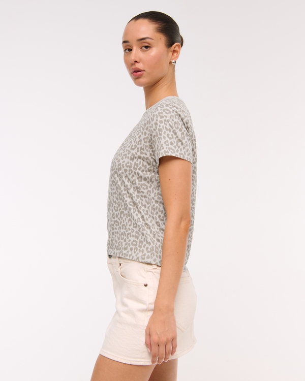 Essential Polished Body-Skimming Tee