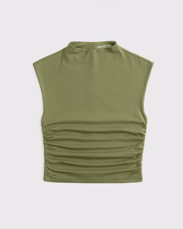The A&F Paloma Top, Moss Green view 1