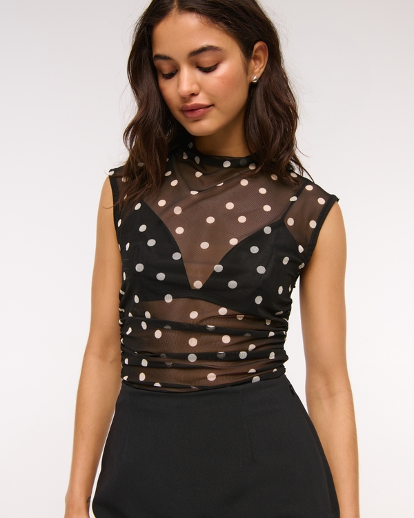 The A&F Paloma Mesh Top