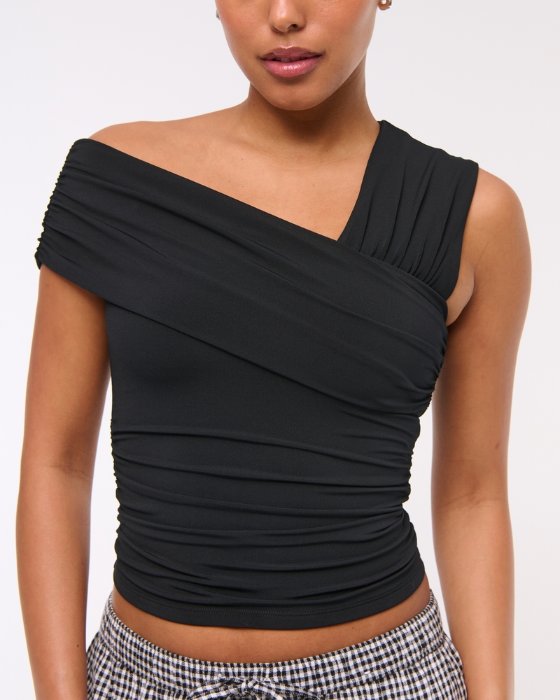 Asymmetrical Wrap Top