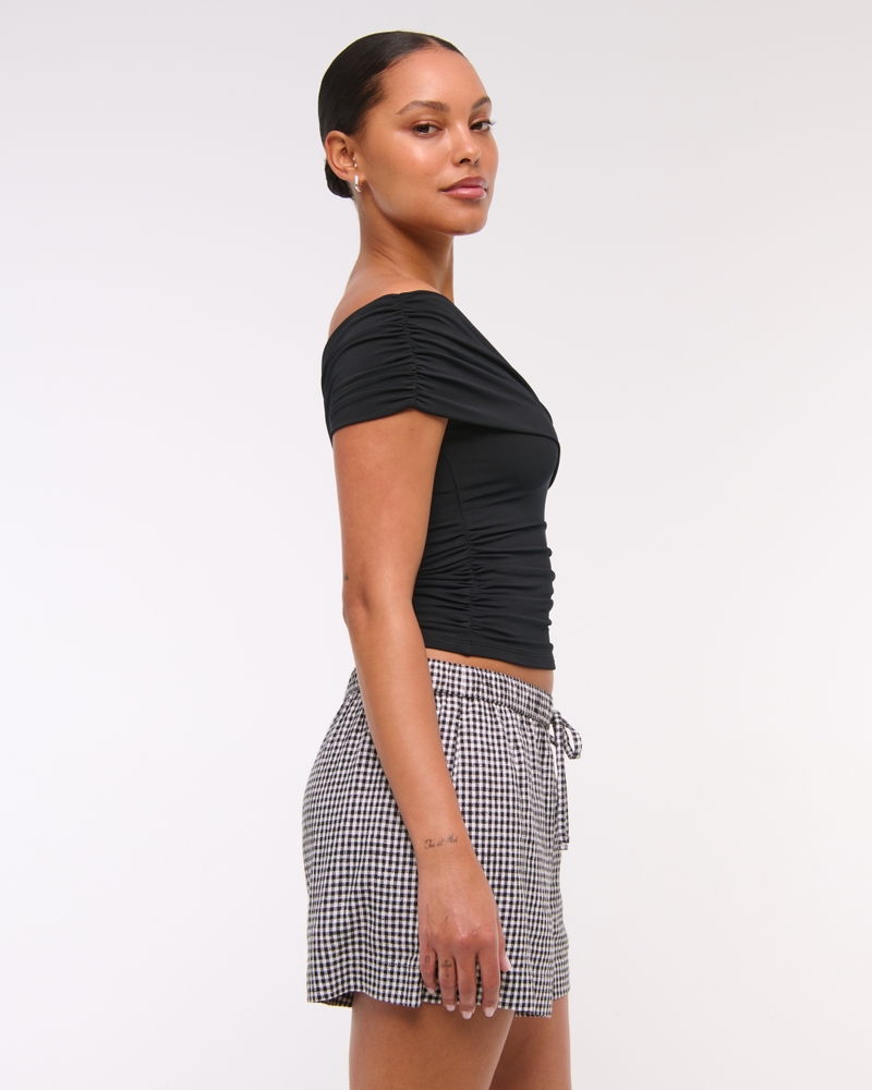 Asymmetrical Wrap Top