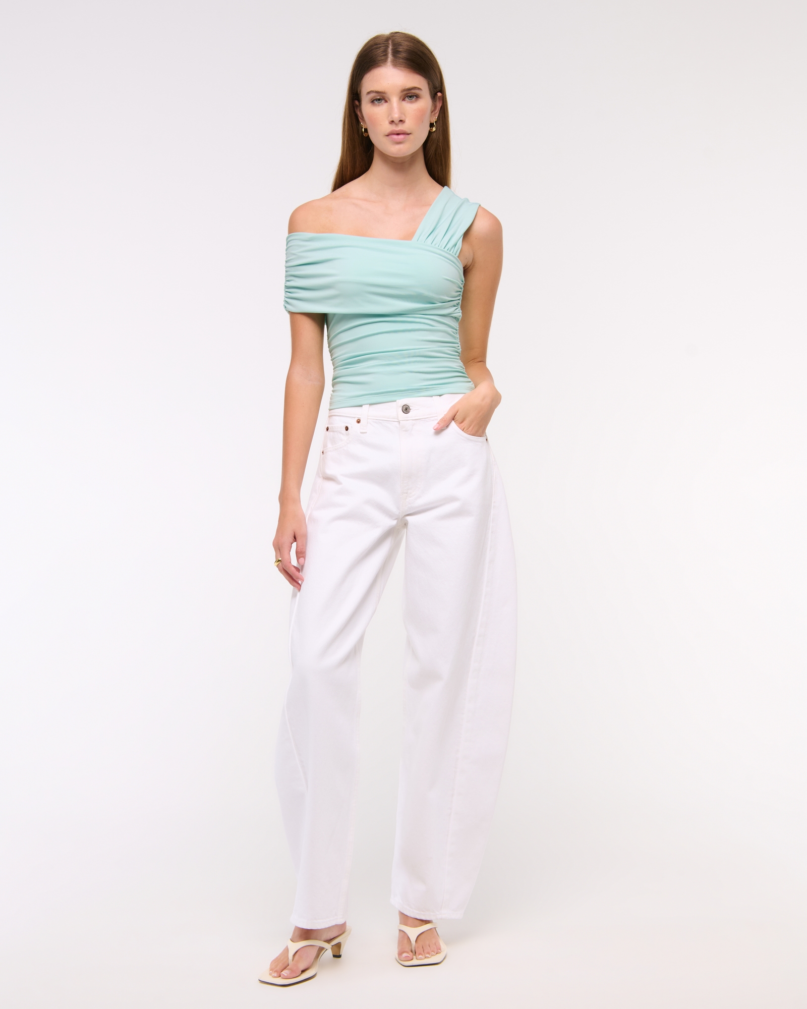 Asymmetrical Wrap Top