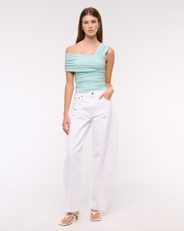 Women's Asymmetrical Wrap Top | Women's Clearance | Abercrombie.com