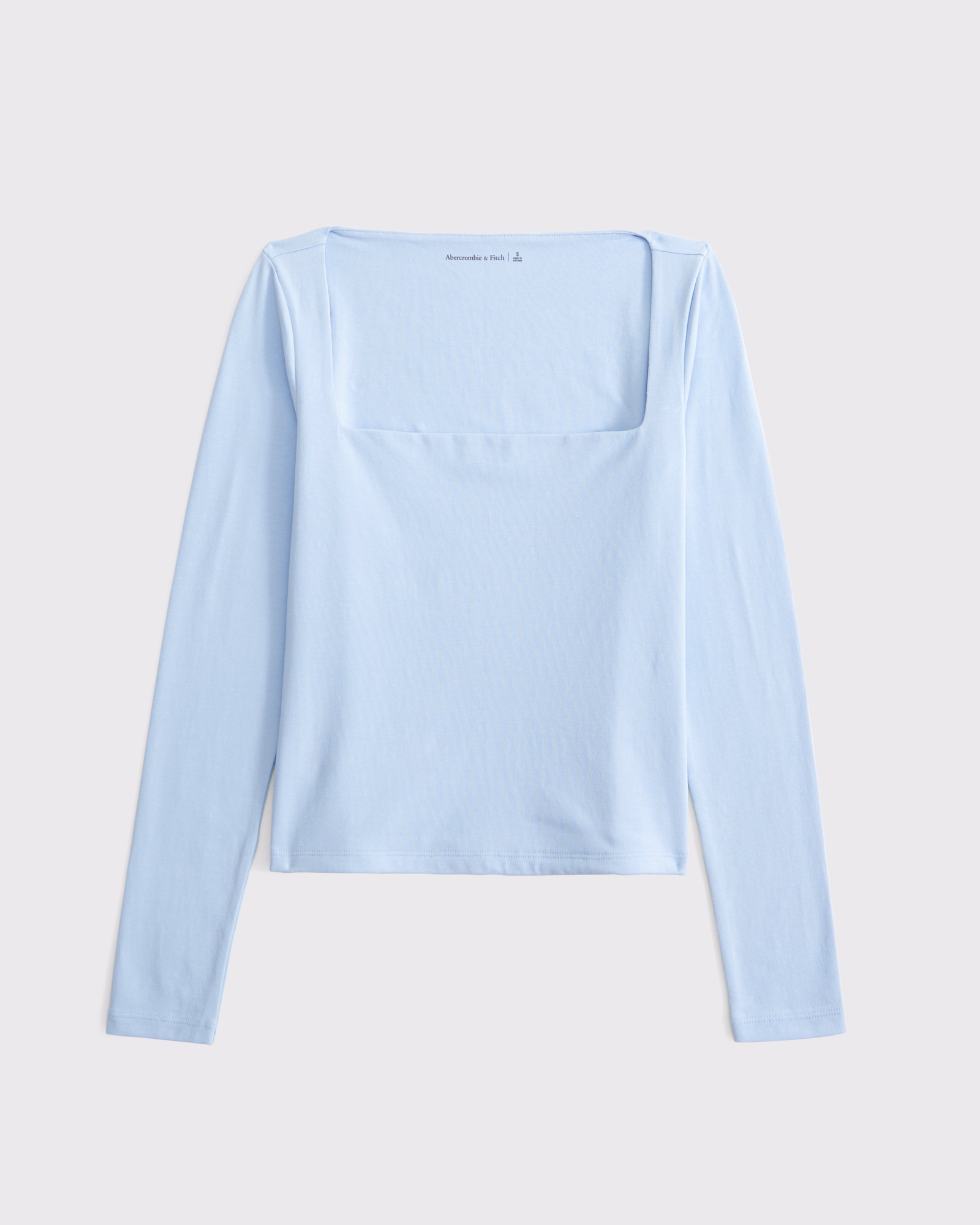 Double-Lined Wide Squareneck Top