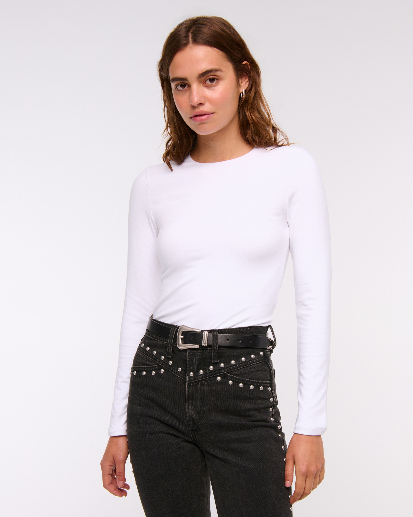 Double-Lined Long-Sleeve Baby Tee