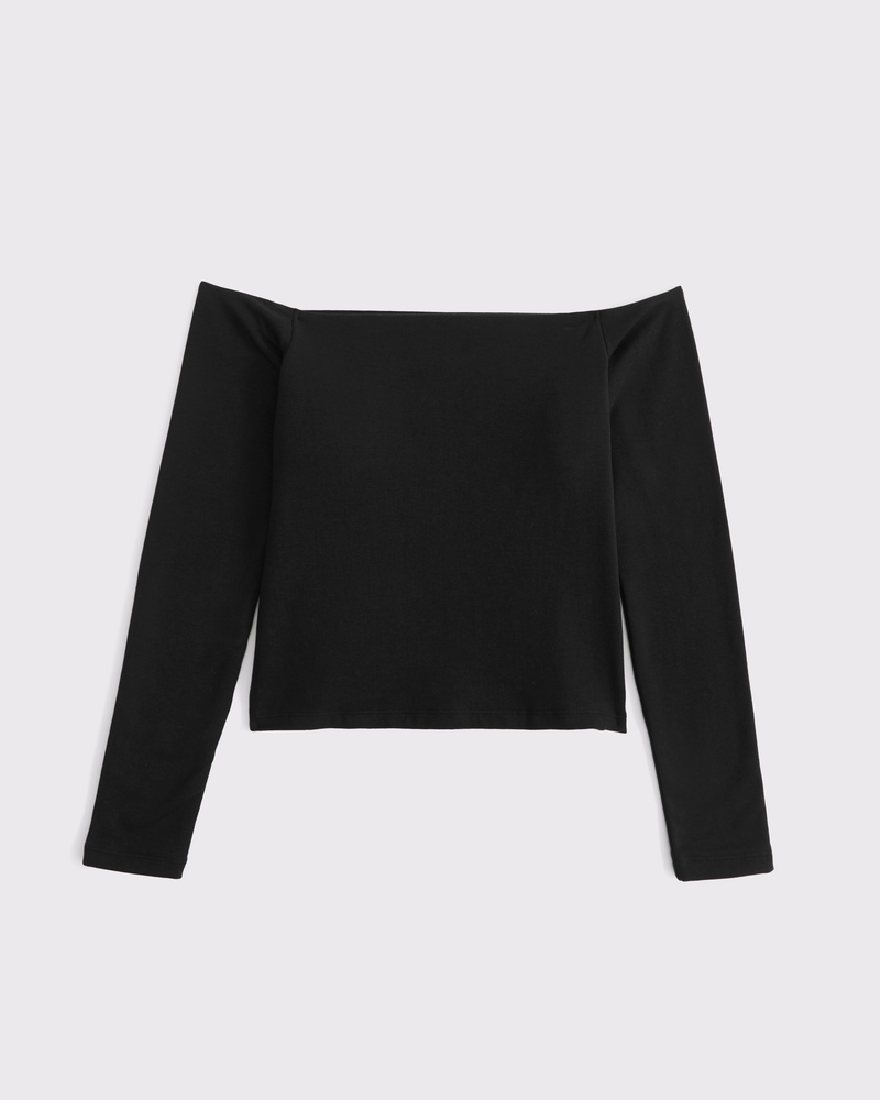 Bra-Free Off-The-Shoulder Top