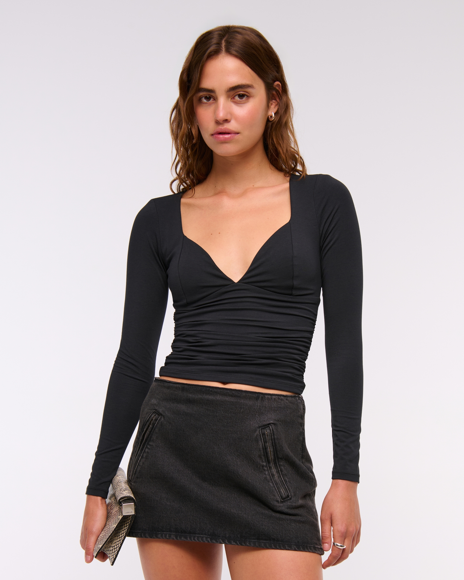 The A&F Zoe Bra-Free Sweetheart Top
