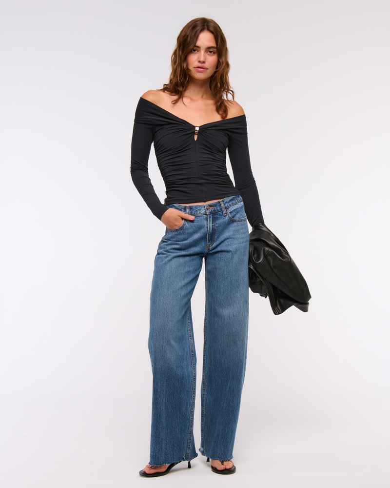 Off-The-Shoulder Hardware Top