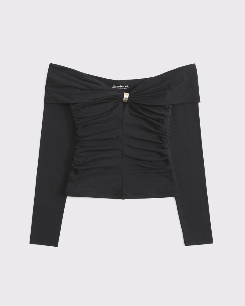 Off-The-Shoulder Hardware Top
