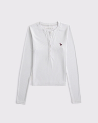 Long-Sleeve Icon Henley Top