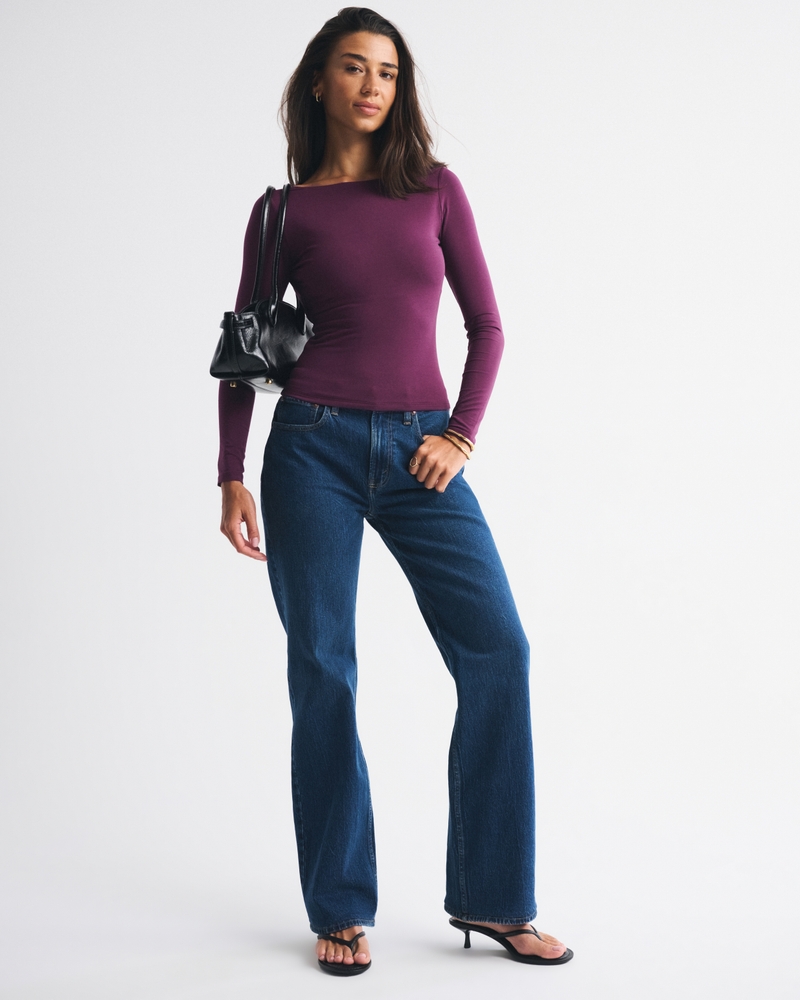 Bra-Free Cowl-Back Hardware Top