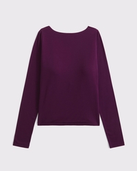 Bra-Free Cowl-Back Hardware Top