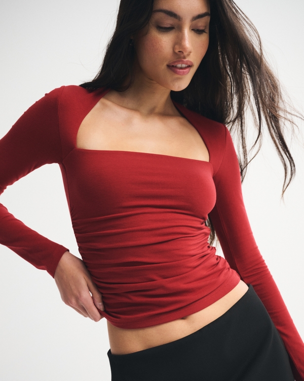 The A&F Ava Long-Sleeve Top
