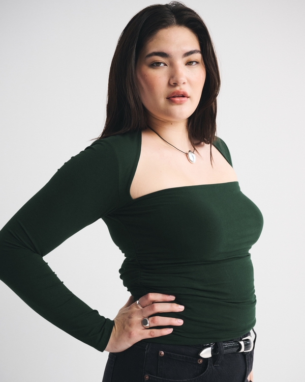 The A&F Ava Long-Sleeve Top