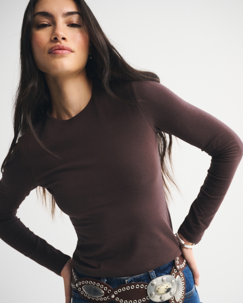 Double-Lined Long-Sleeve Baby Tee