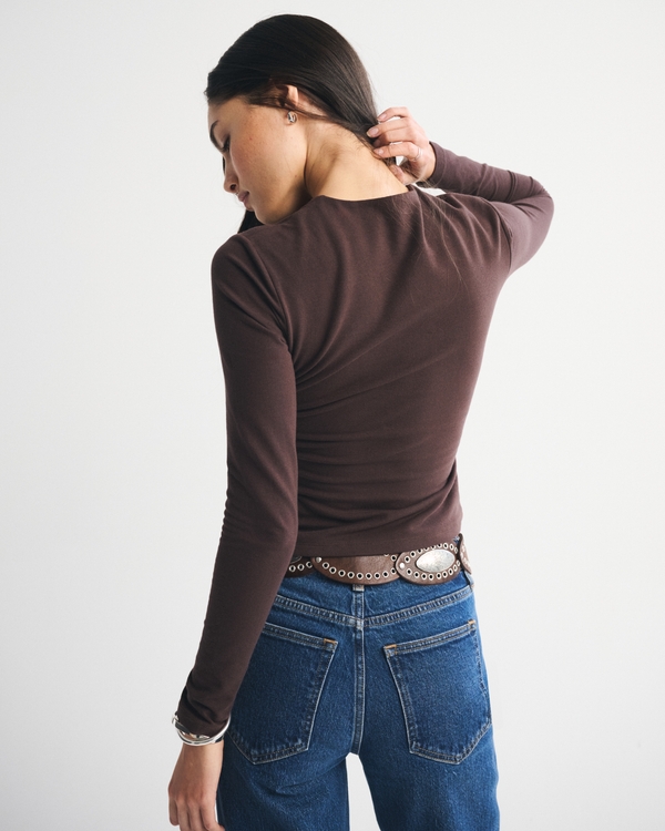 Double-Lined Long-Sleeve Baby Tee