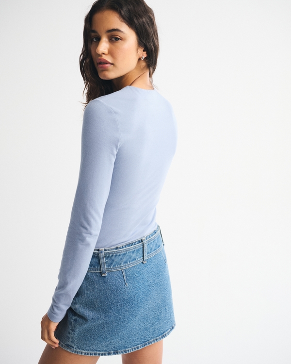 Double-Lined Long-Sleeve Baby Tee