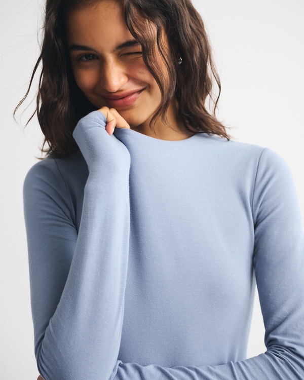 Double-Lined Long-Sleeve Baby Tee