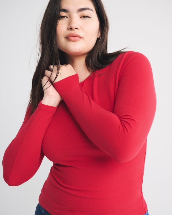 Double-Lined Long-Sleeve Baby Tee