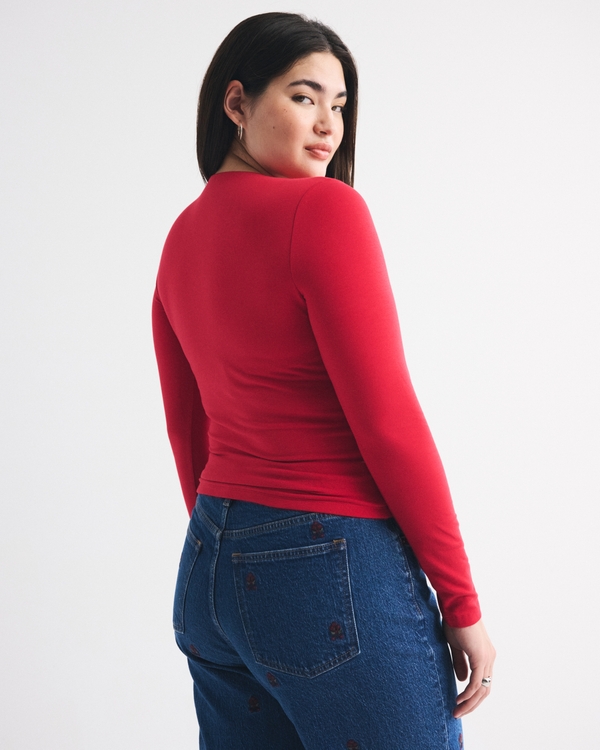 Double-Lined Long-Sleeve Baby Tee