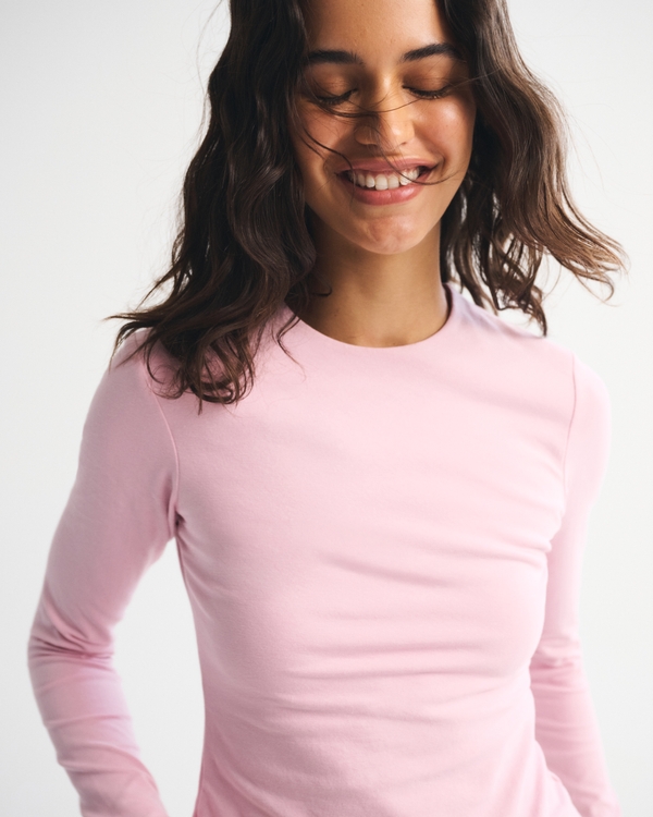 Double-Lined Long-Sleeve Baby Tee