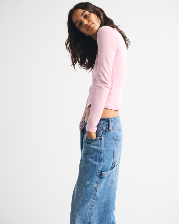 Double-Lined Long-Sleeve Baby Tee