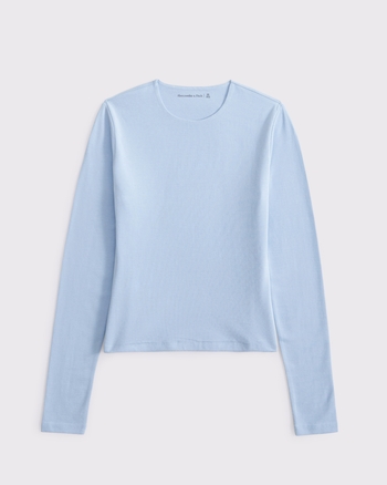 Double-Lined Long-Sleeve Baby Tee from Abercrombie & Fitch - $29
