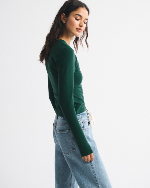 Double-Lined Long-Sleeve Baby Tee