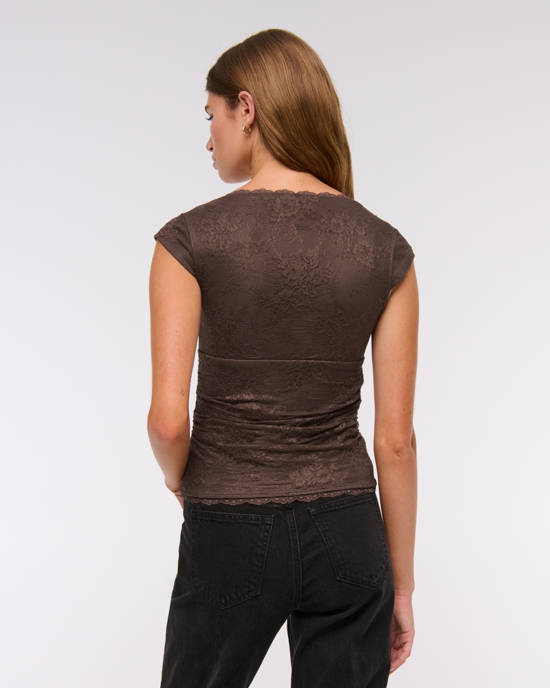 The A&F Zoe Bra-Free Lace Top