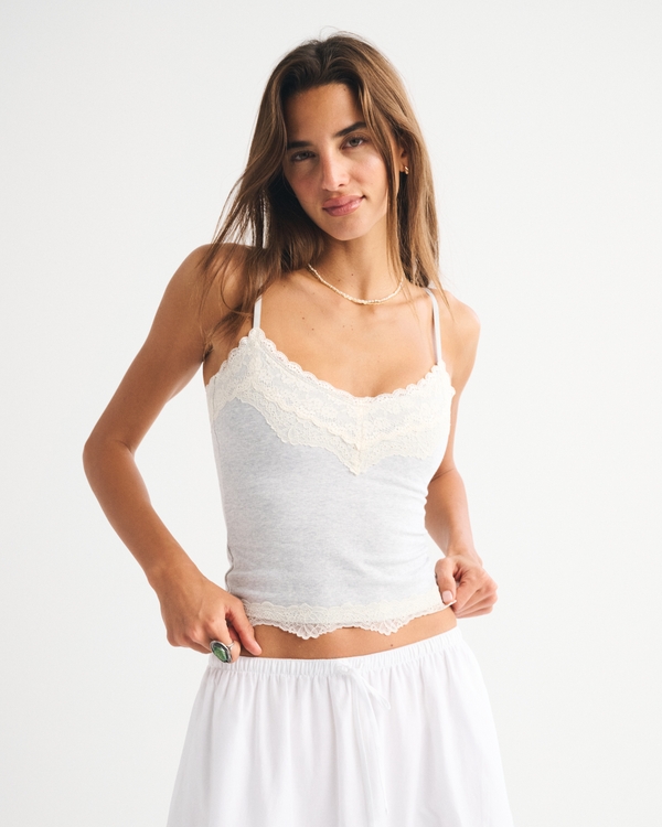 Bra-Free Lace-Trim Cami
