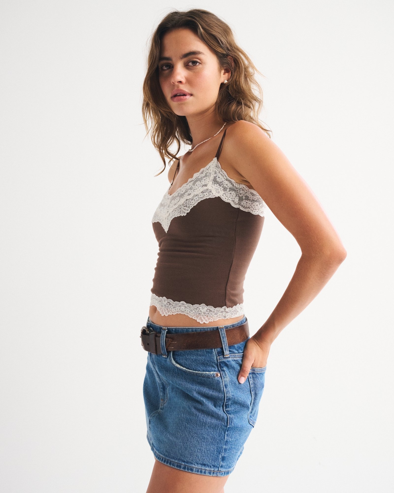 Bra-Free Lace-Trim Cami