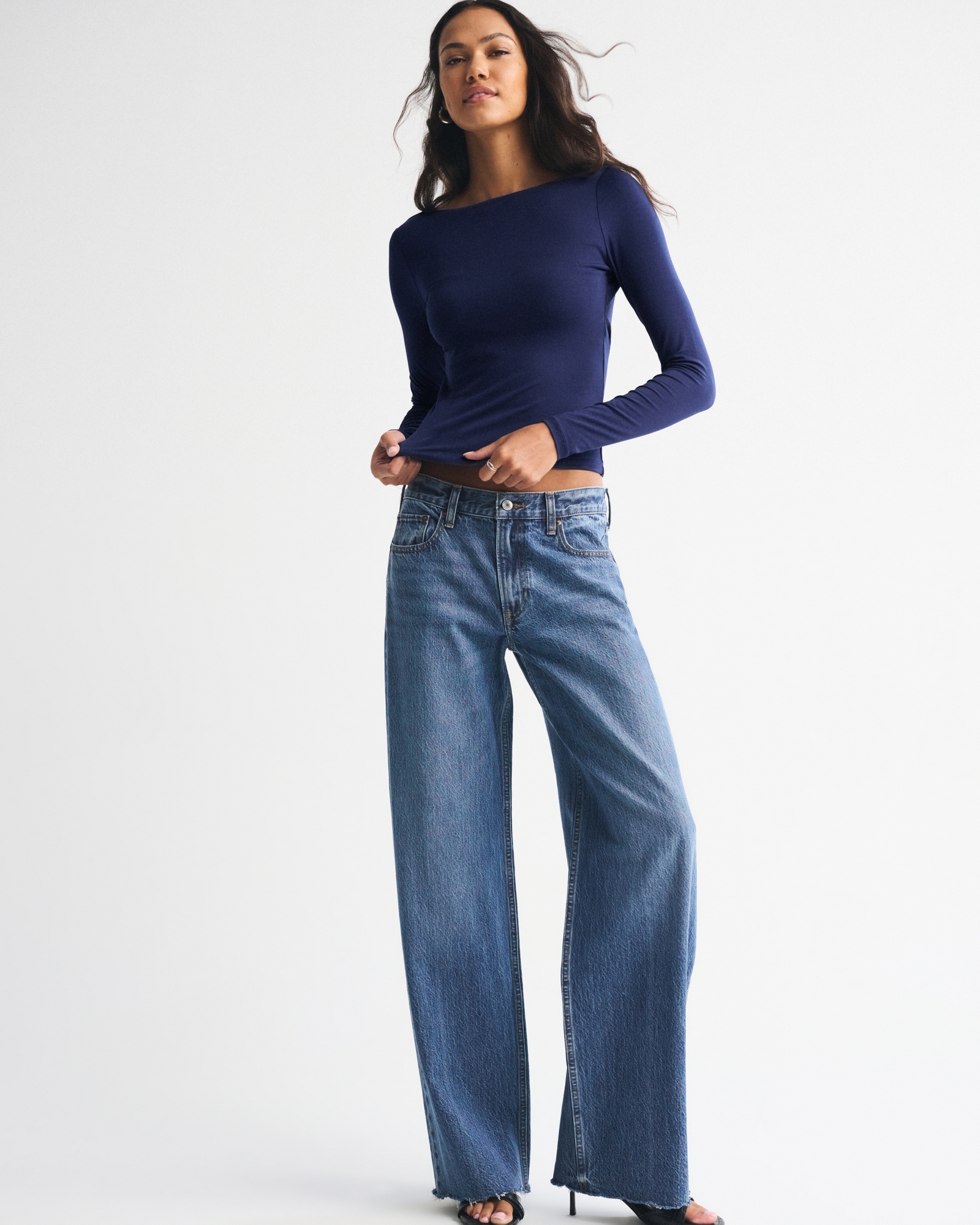 Bra-Free Cowl-Back Hardware Top