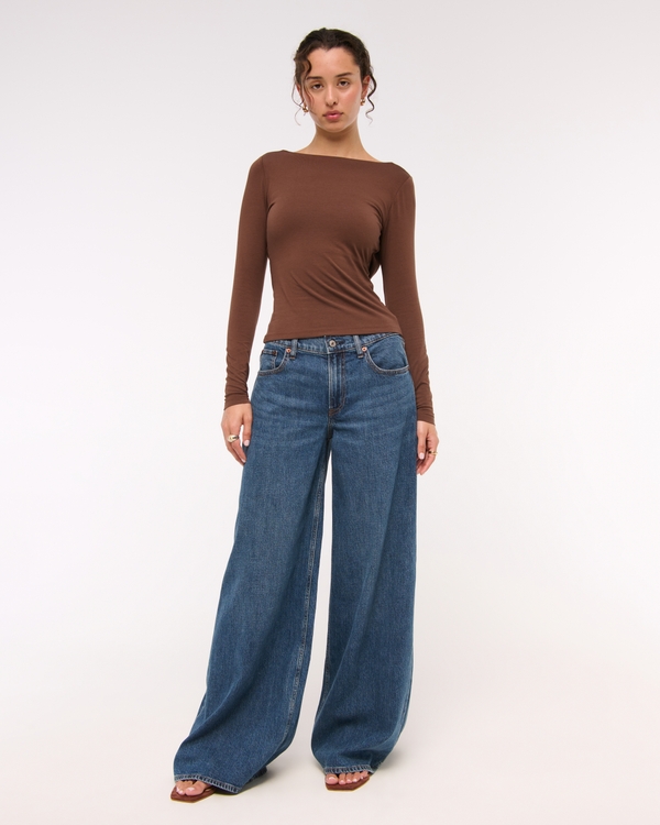 Bra-Free Cowl-Back Hardware Top