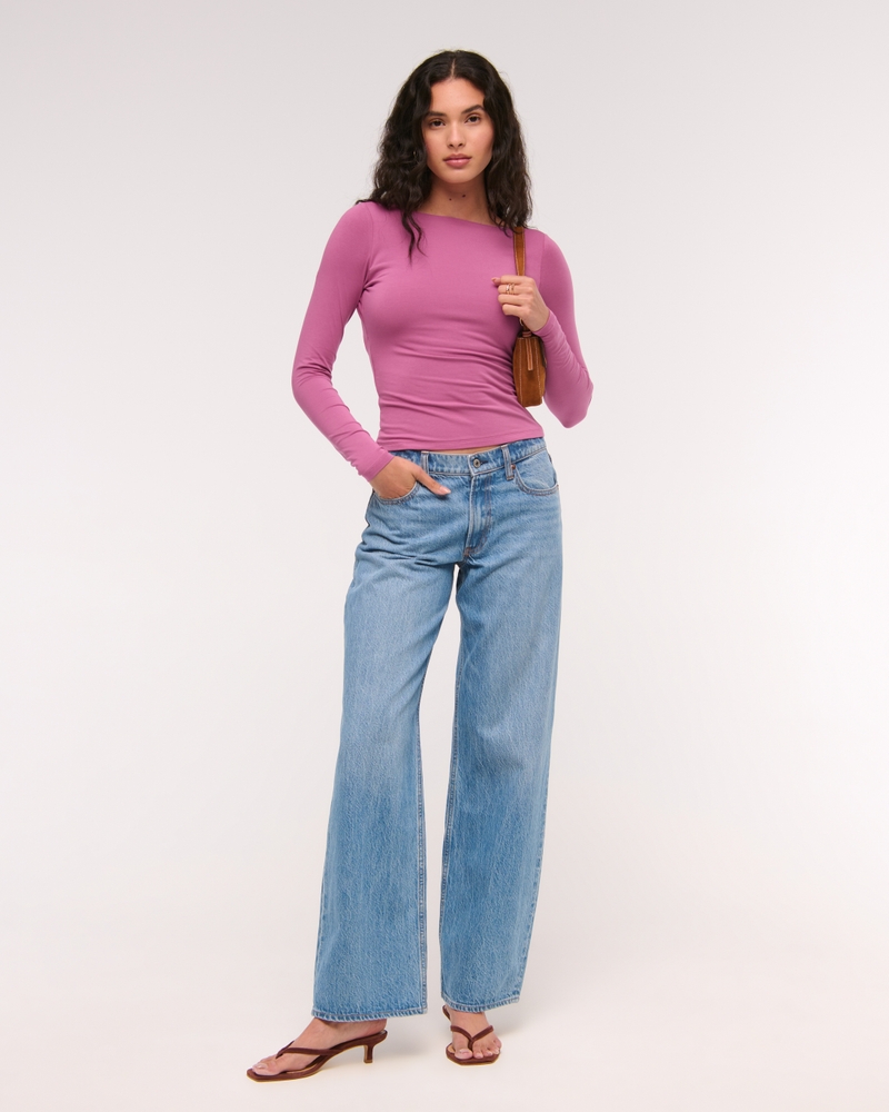 Bra-Free Cowl-Back Hardware Top