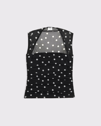 Women's The A&F Ava Mesh Top | Women's New Arrivals | Abercrombie.com